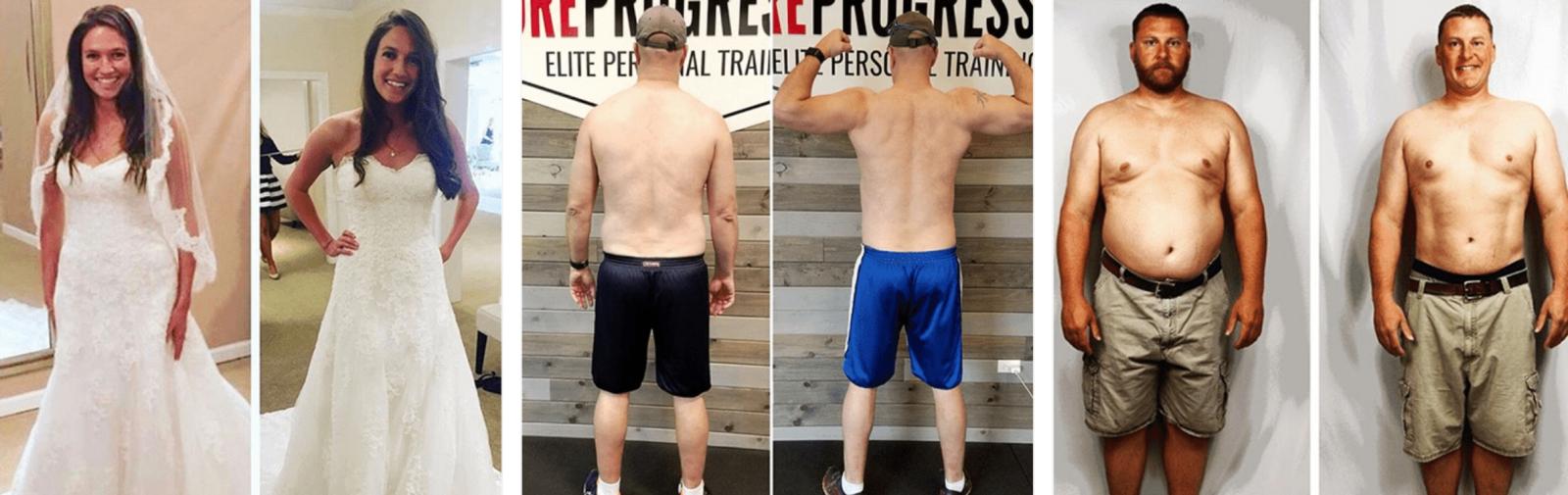 Core Progression Results Before and After Image